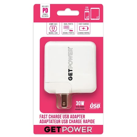 Aries 30W Dual USB AC Adapter 108600